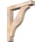 Ekena Millwork Funston Block Smooth Bracket w/ Offset Brace, Douglas Fir, 5 1/2"W x 30"D x 34"H BKT0604X30X34FST05SDF - alternate 1